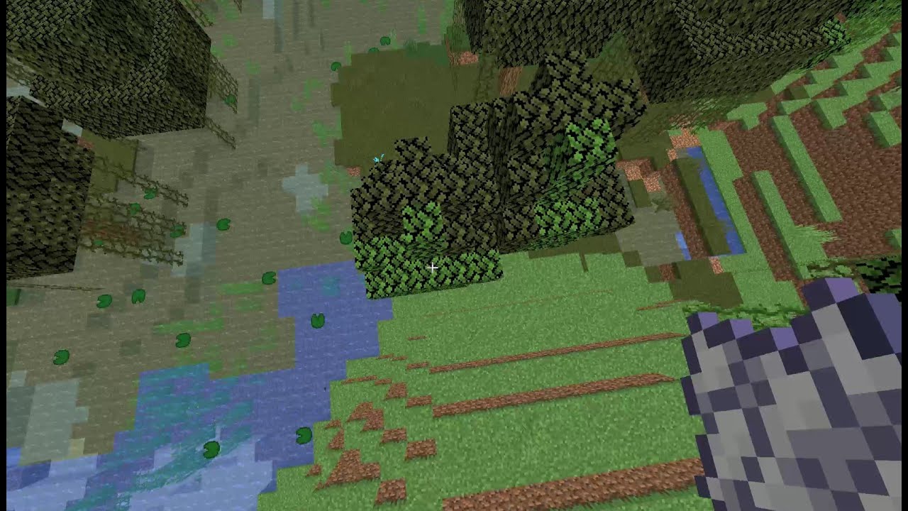 What happens when you turn biome blend off? 