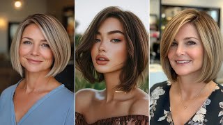 Haircut And Hairstyle For Women Over 50 Medium Bob Haircut Choppy Bob Hairstyles To Get Right Now