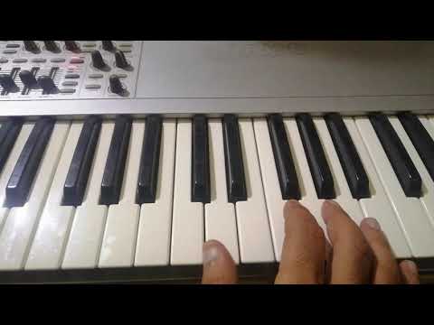 تعليم عزف اغنية كان ودي نلتقي ظروفك غريبة للمبتداين 