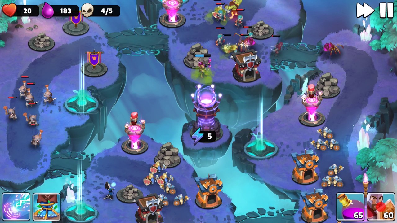 Castle Creeps TD - Chapter 24 Level 93-Island Hopping 3 Stars