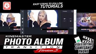 KINEMASTER PHOTO ALBUM TRANSITION | VERSION 3 | BLACKPINK ROSE screenshot 4