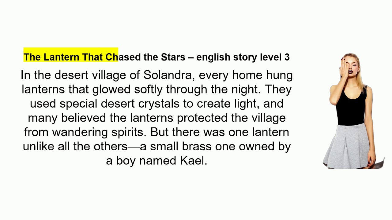 The Lantern That Chased the Stars – english story level 3