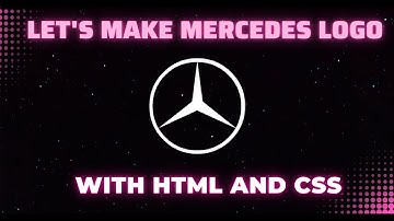 How to make Mercedes Logo with HTML and CSS