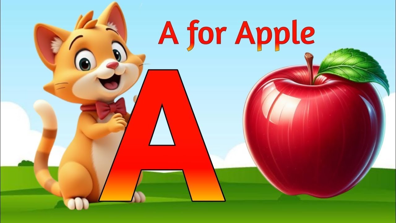 Phonics Song 2 with TWO Words in 3D - A For Airplane - ABC Alphabet Songs with Sounds for Children
