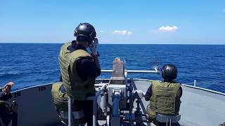 Philippine Navy Conducting Live Fire on 40mm Gun