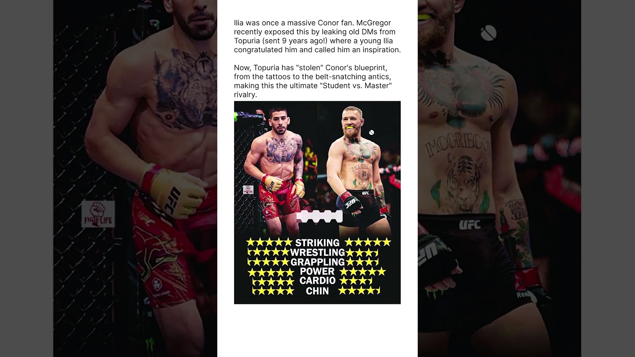 Prime Conor McGregor vs Prime Ilia Topuria?