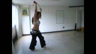 Afrodita Bellydancers Sword Routine Practice