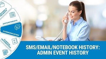 GoodX Web App - SMS/Email/Notebook History: Admin Event History