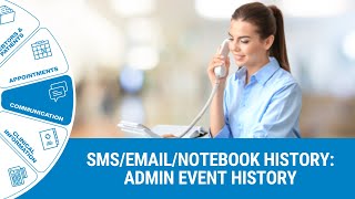 GoodX Web App - SMS/Email/Notebook History: Admin Event History screenshot 1