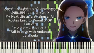 (FULL) My Next Life as a Villainess: All Routes Lead to Doom X  OP - Andante ni Koi Wo Shite! angela