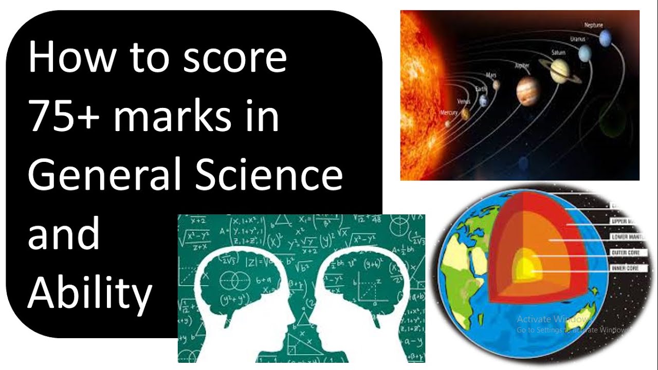 How to Score 75+ marks in General Science & Ability CSS Exam General science and ability CSS