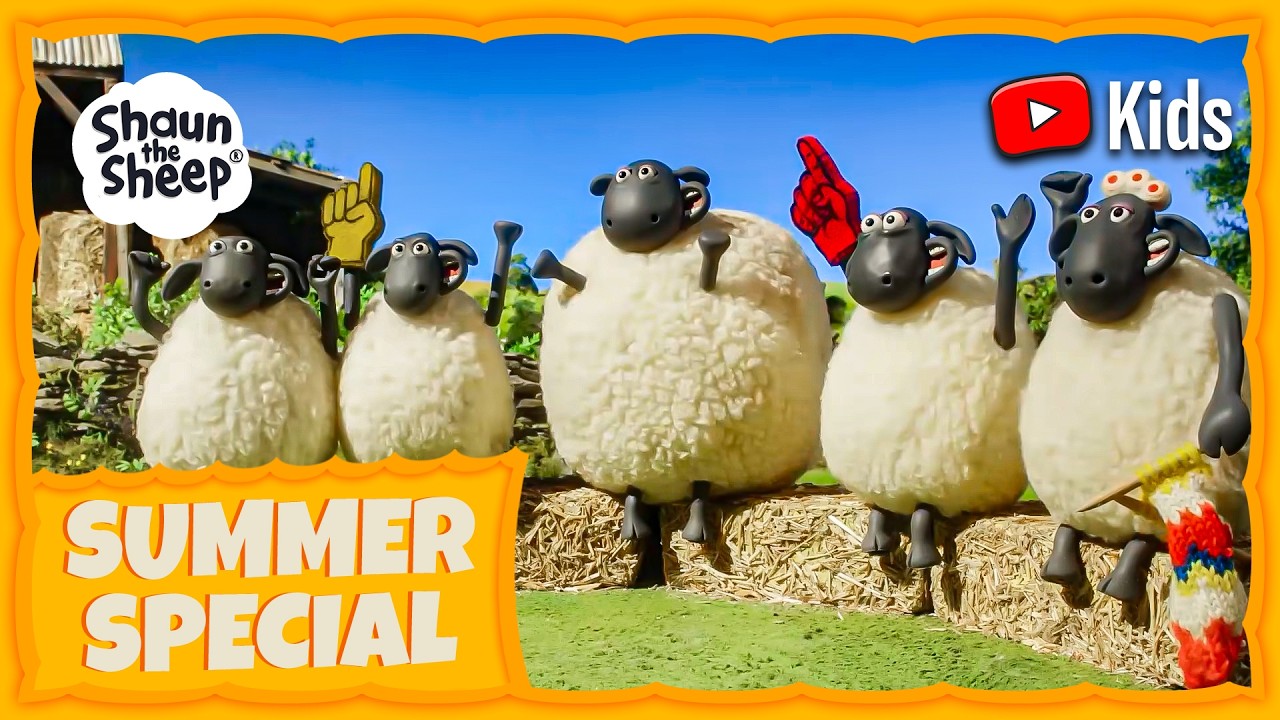 GOING FOR THE GOLD AS THE FARM OLYMPICS BEGIN! 🥇🚜🏆 | Shaun the Sheep 🐑