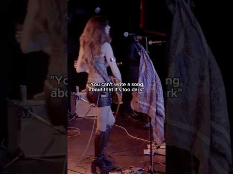 “You can’t write a song about that, it’s too dark”