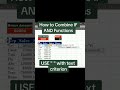 Excel tips: IF AND Logical Functions #excel #exceltips #exceltutorial #exceltricks #fyp #microsoft