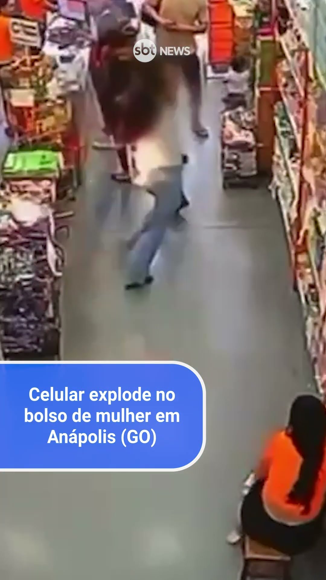 Celular explode no bolso de mulher em Anápolis (GO)