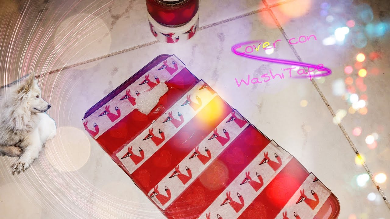 ❤️Come fare una cover con i washi-tape di Tiger🦊