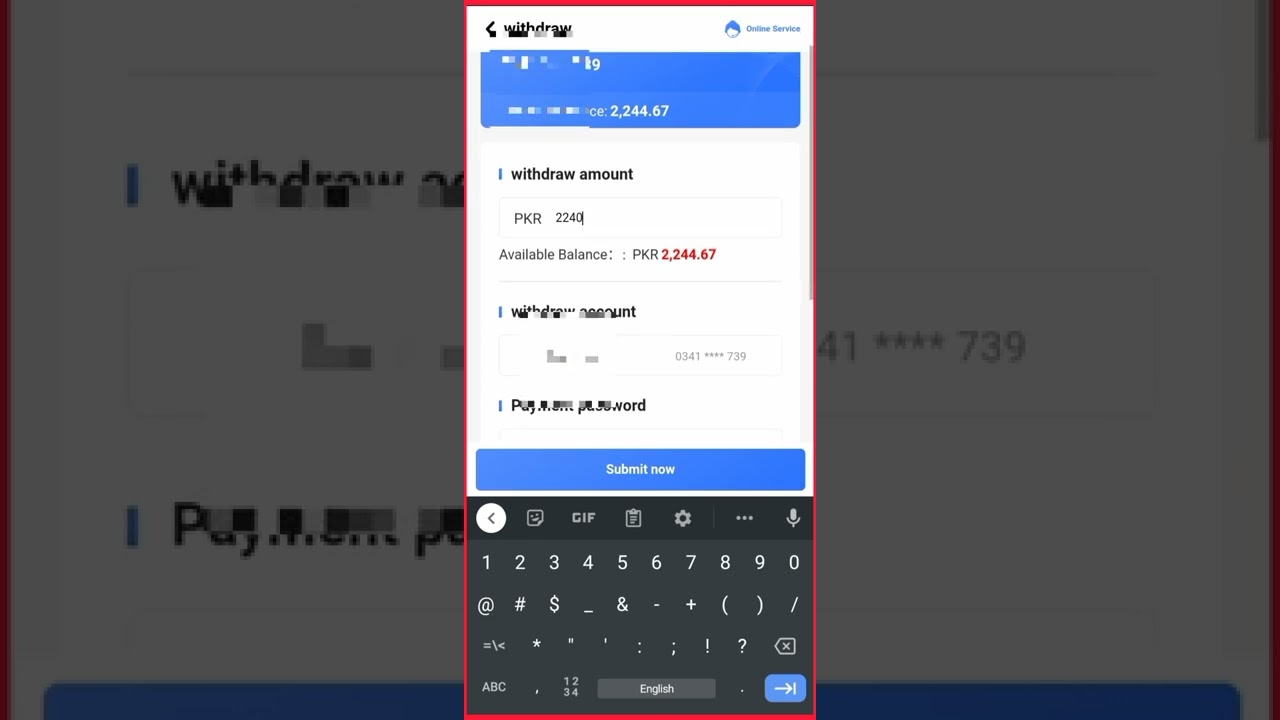 how to withdraw from kg earning application| withdraw proof| kg account earnings