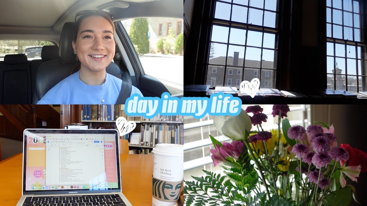 mini vlog | flowers, matcha, library