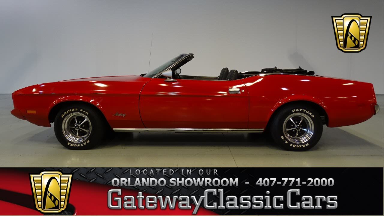 1973 Ford Mustang Convertible Gateway Classic Cars Orlando 