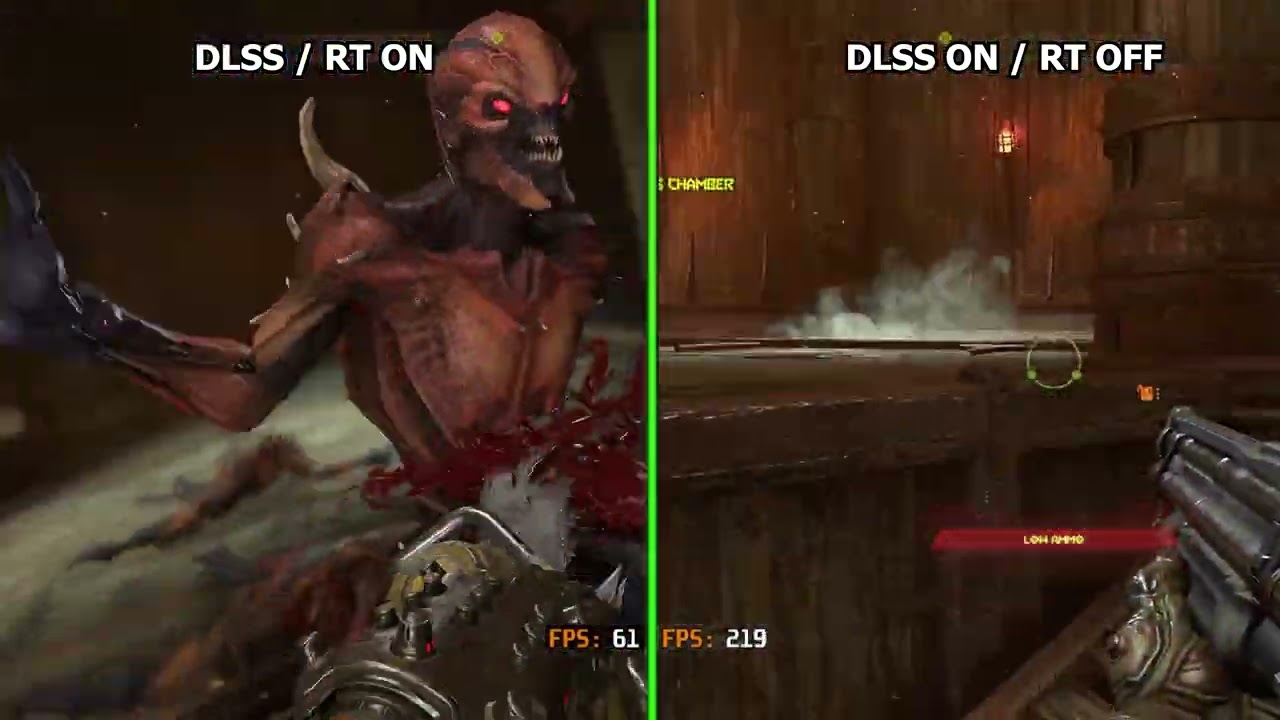 RTX 4060 | Doom Eternal | MAX SETTINGS | RT ON vs OFF