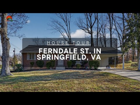 5500 Ferndale St., Springfield, VA home video tour