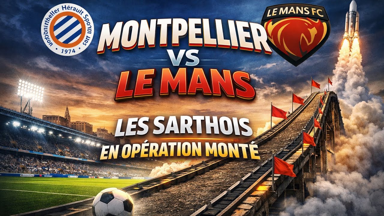 🔴 LIVE🚨 MONTPELLIER - LE MANS / LES SARTOIS EN OPÉRATION MONTÉE / LIGUE 2