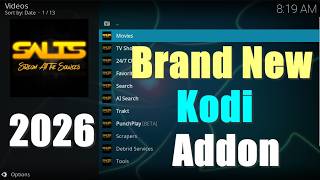 Brand New SALTS Stream All The Soures Kodi Addon 2026