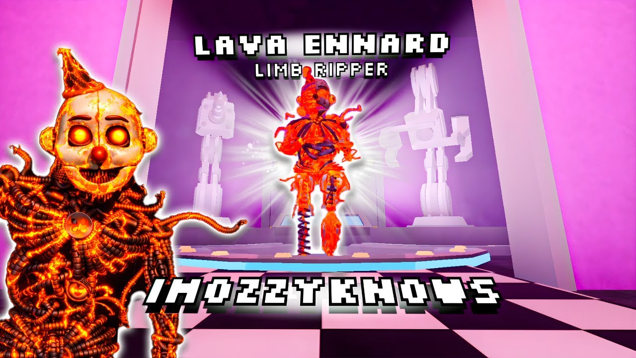 This Is How A NEW LAVA ENNARD SACRED WITH "Limb Ripper" WINS In Roblox Five Nights Hunted!