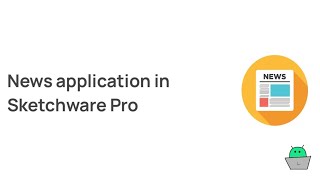 News application in Sketchware Pro 🔥 #go1k screenshot 1