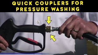 How to Use Quick Couplers for Pressure Washing