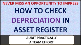 Depreciation Checking| CA Aman Shaw