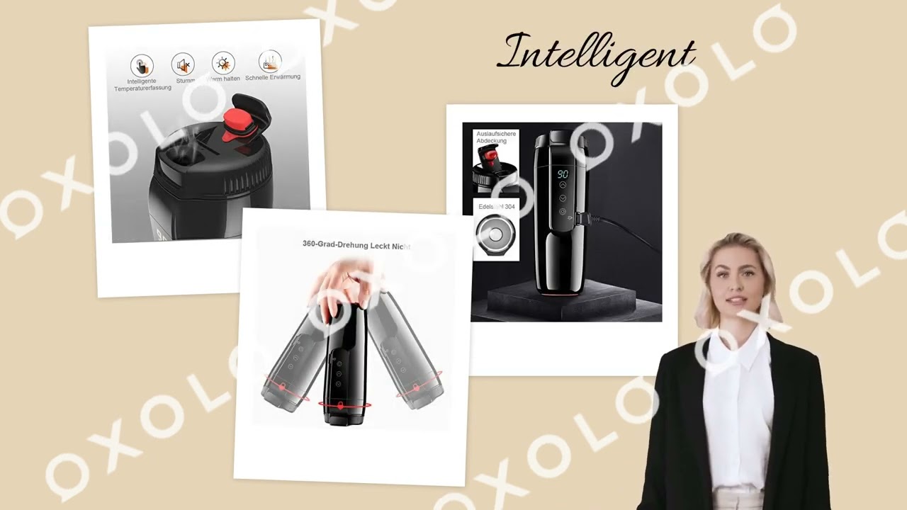 12V/6A Car Heating Mug with Anti-Spill Lid, Portable Travel Smart Coffee BUY LİNK İN DESCRİPTİON