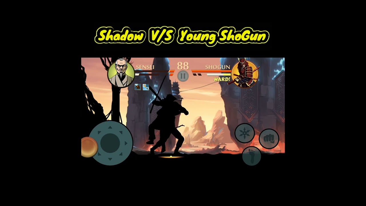 Shadow Fight 2 Special Edition😎 ||mod apk😈😈 ||Fight💪👊With || Shadow V/S Young ShoGun||