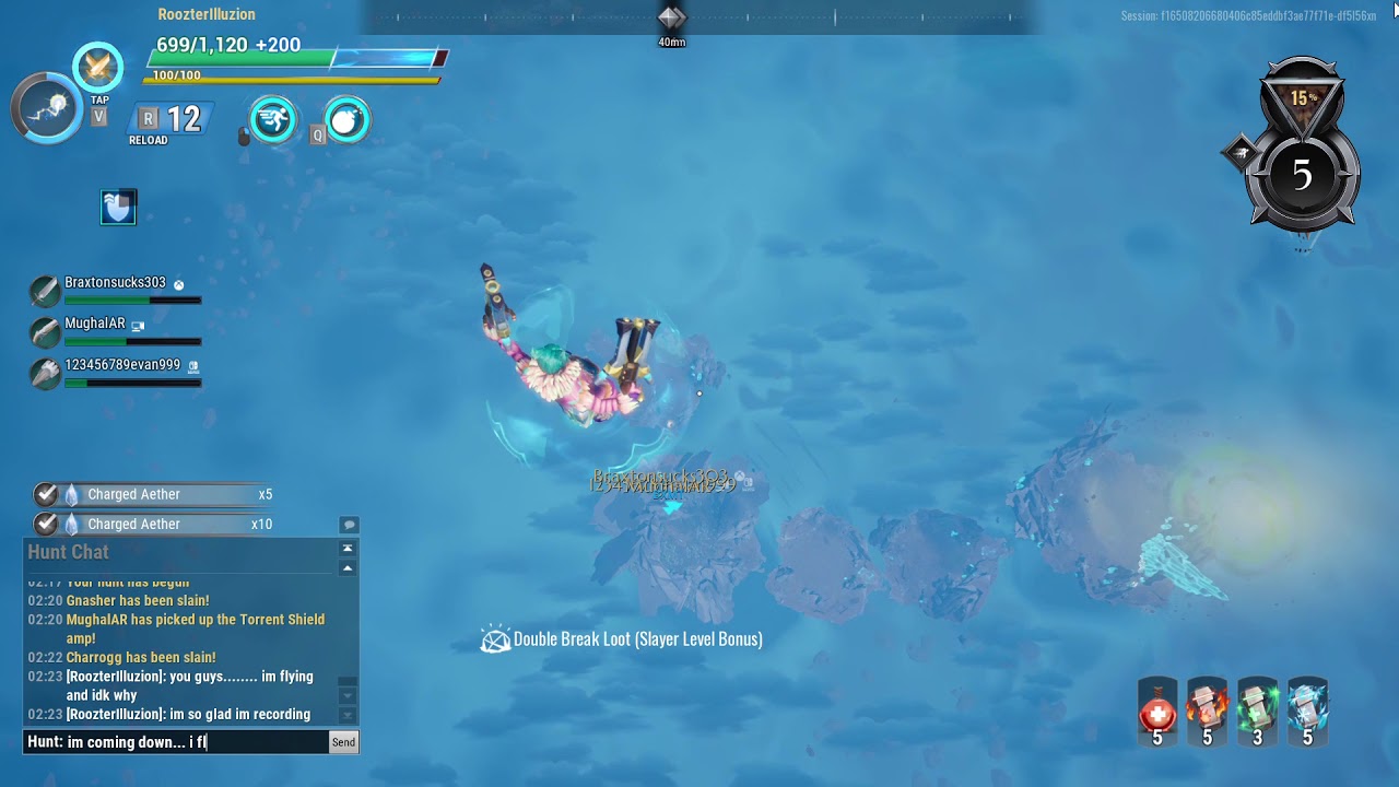 Dauntless Glitch -Twin Sun Repeaters Super Jump