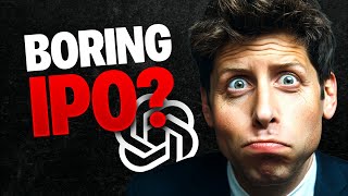 What Sam Altman Isn't Telling You About the OpenAI IPO.
