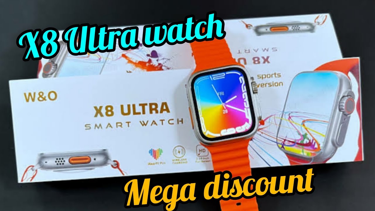 X8 Ultra smart watch | Apple clone | connect with phone | Complete review |