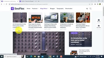 SeoFlex Best Responsive seo optimize Blogger Templete for blogs | Masudur studio