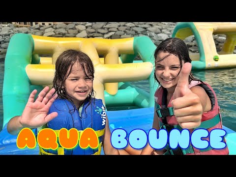 Видео: Полоса препятствий Aqua Bounce Fujairah