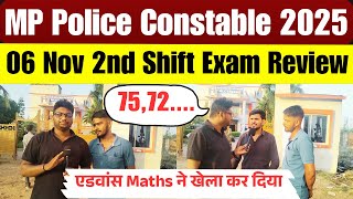 Mp Police Constable Exam Review 2025  Mp Police Constable 06 Nov 2nd Shift Paper Analysis 2025