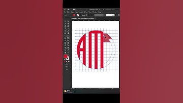 How To Design Your Logo Letters in Circle Shape illustrator #shorts #illustrator