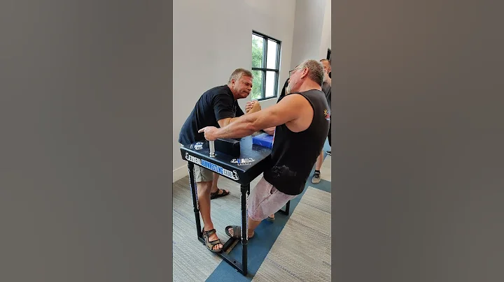 John Brzenk vs Eric Wolfe Arm Wrestling