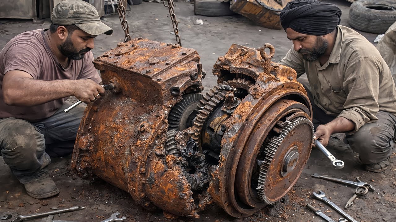 $10,000 Incredible Loss? 20 Years Old Destroyed Transmission Rebuild | Full Disassembly &Gear Repair