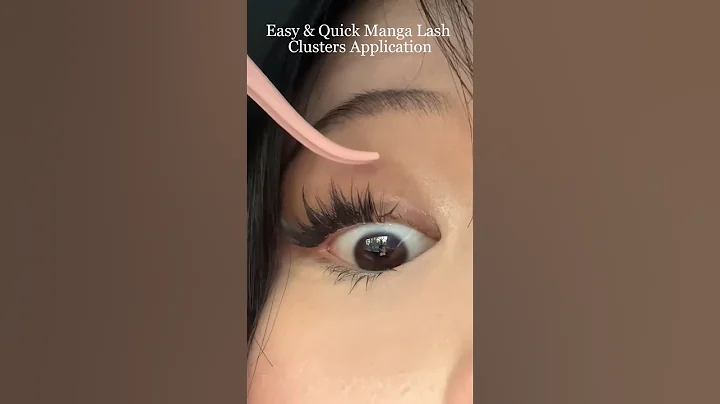 The Best Manga Lash Clusters for Doll-Like Eyes💓🪞 #lashclusters #mangalashes #diylashes