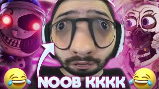 Pai Troll Noobando Na Primeira Vez Em Fnaf Kkk - Melhores Momentos Em Fnaf Security Breach