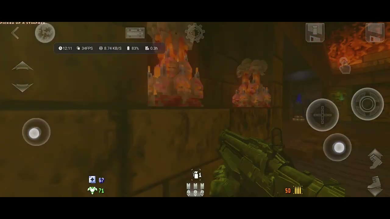 PSX doom 2 with Tyrants Torment, Voxel Doom, and graphical enhancements.