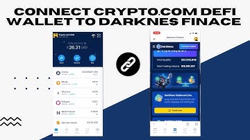 Connect Crypto.com Defi Wallet To DarkNess Finance