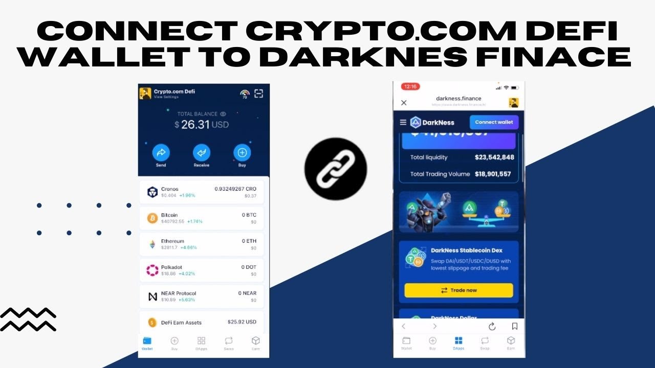 Connect Crypto.com Defi Wallet To DarkNess Finance