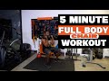 5 Minute Full Body Workout With A Chair &amp; Dumbbells