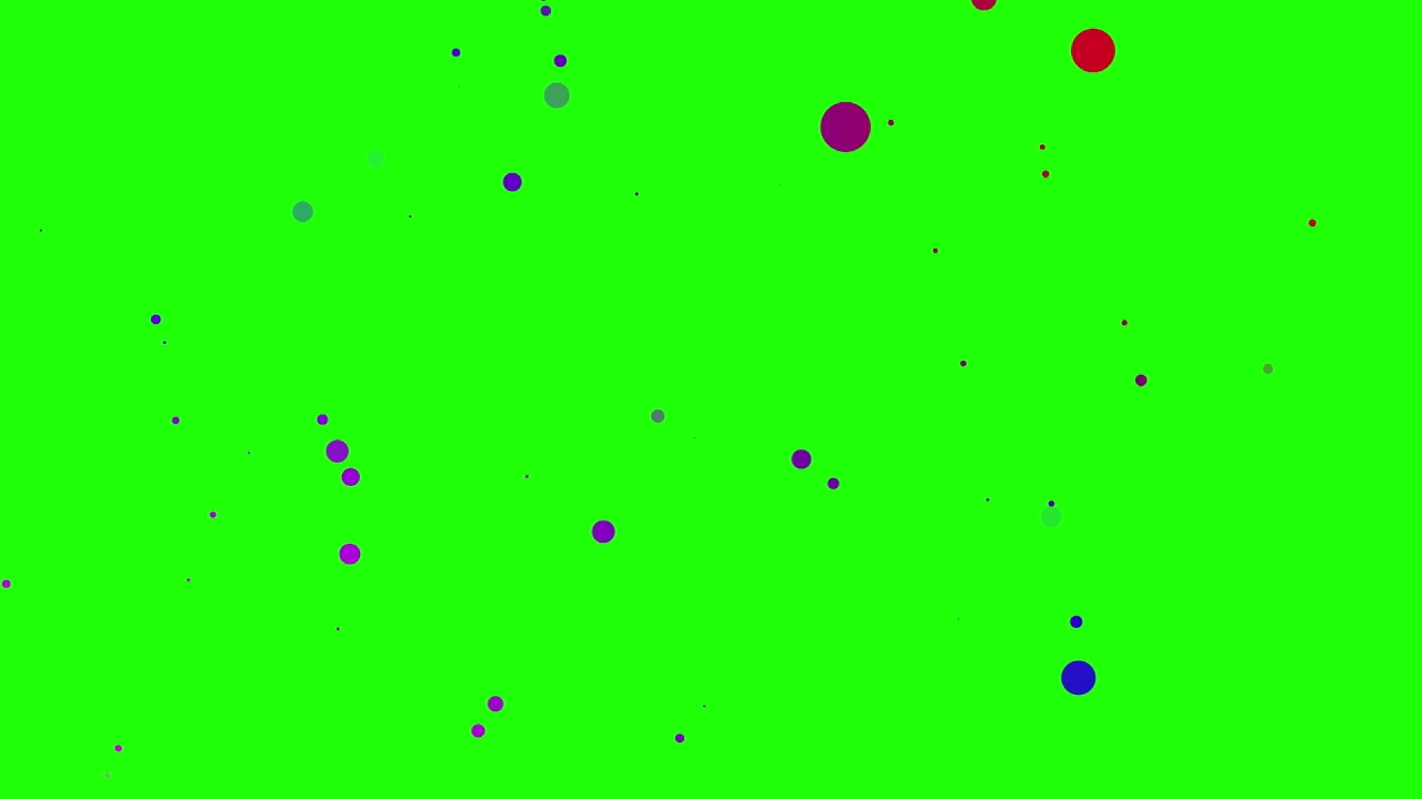 Free Particle Animation Green Screen free download