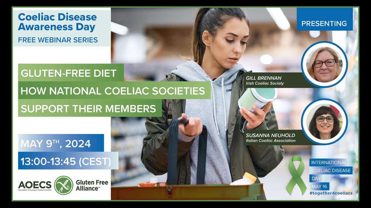 Coeliac Awareness Webinar #5 - How National Coeliac Societies support their members